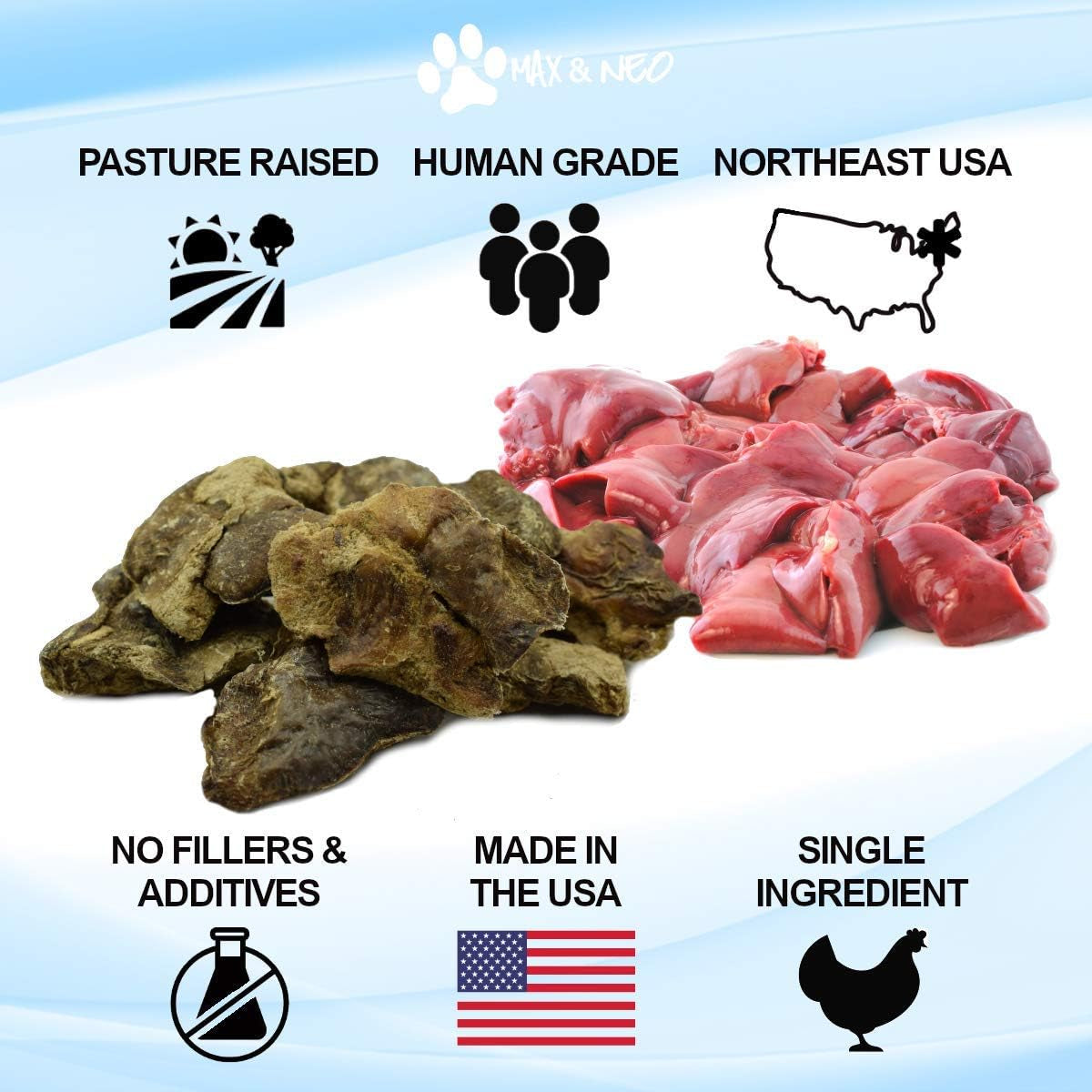 Freeze Dried Chicken Liver Dog Treats